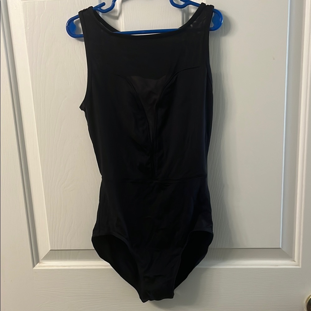 Chic Black Sleeveless leotard